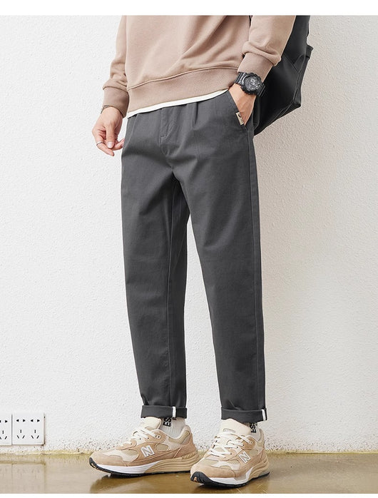 Pantalones Casuales Holgados para Hombre - Corte Ancho y Cómodo - Image 23
