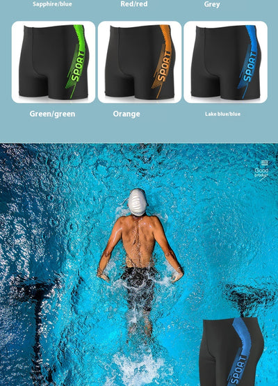 Bañador Deportivo Profesional de Secado Rápido para Hombre con Cintura Alta - Image 12