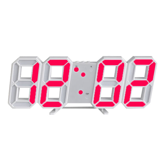 Reloj de Pared Digital LED con Alarma, Temperatura y Termómetro - Image 5