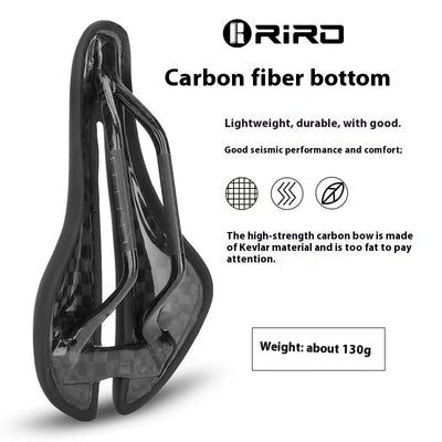 Sillín de Bicicleta MTB Fibra de Carbono Ultraligero Hueco Transpirable Racing - Image 4