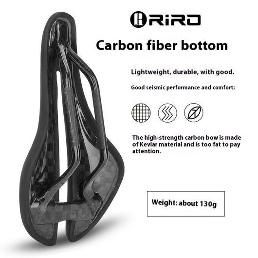 Sillín de Bicicleta MTB Fibra de Carbono Ultraligero Hueco Transpirable Racing - Image 4