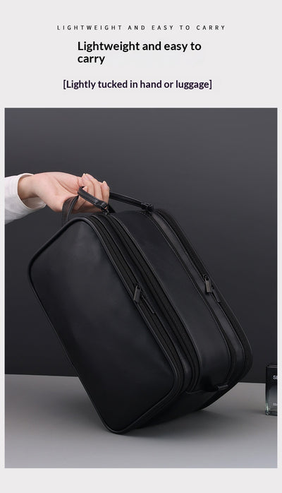 Neceser de Viaje Hombre con 3 Compartimentos - Organizador de Aseo Multifuncional - Image 16
