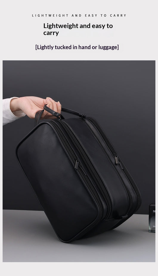 Neceser de Viaje Hombre con 3 Compartimentos - Organizador de Aseo Multifuncional - Image 16