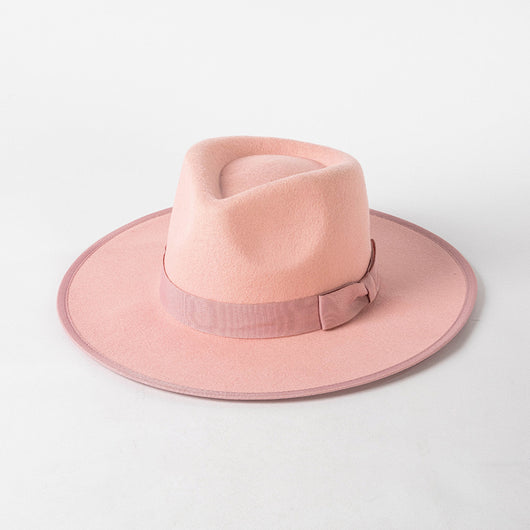 Sombrero de Lana Retro Jazz con Lazo y Corona Elegante - Image 8