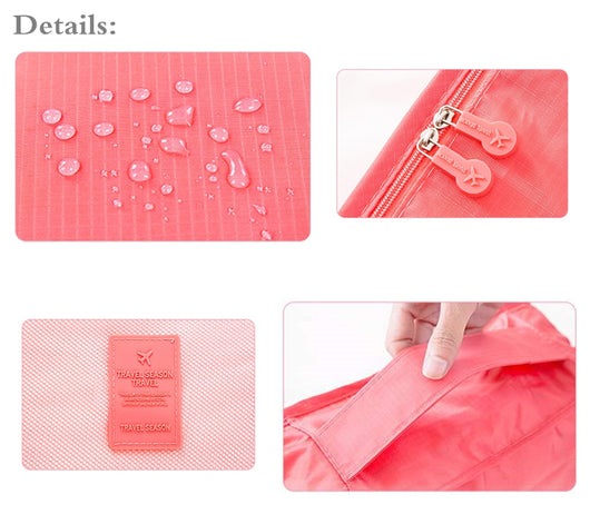 Organizador de Viaje en Nylon Impermeable - Cubos de Empaque Durables - Image 37