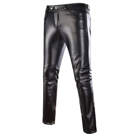 Pantalones Casuales Bronce Brillante con Efecto Metalizado - Image 15