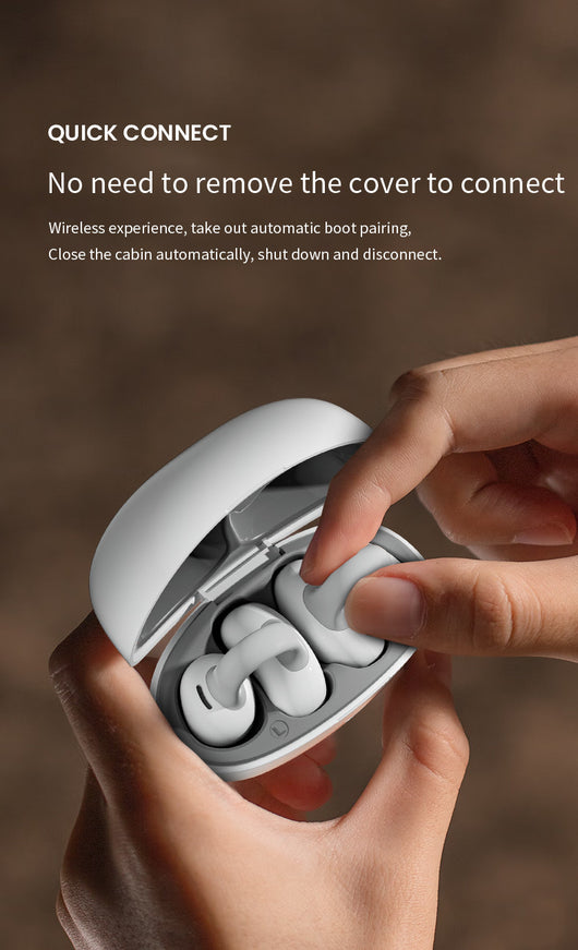 Auriculares Inalámbricos Clip-on Bluetooth con Cancelación de Ruido y Batería Extendida - Image 8