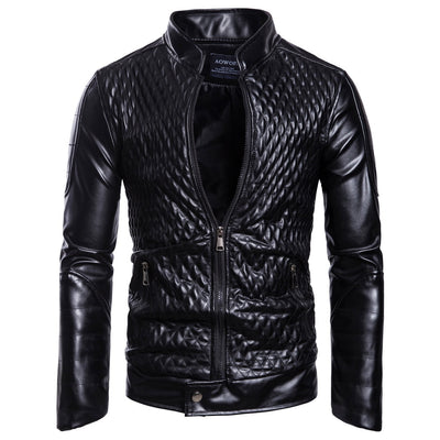 Chaqueta de Cuero con Cierre y Mangas Largas - Image 7