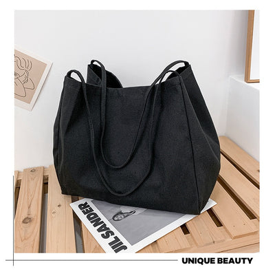 Bolsa de Compras Artística de Lona Grande con Capacidad Amplia - Image 23