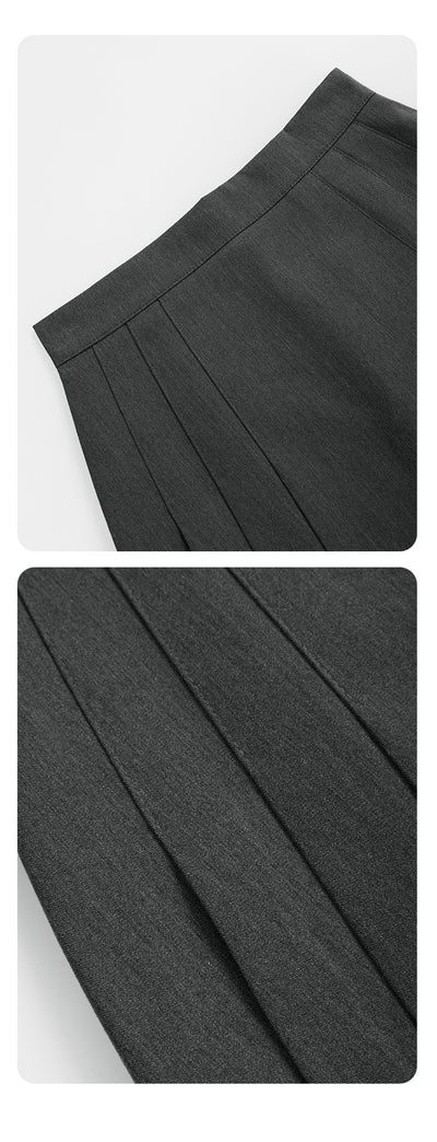 Falda Negra Larga y Delgada - Diseño Minimalista Moderno - Image 17