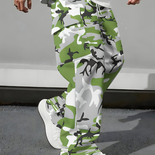 Pantalones de Trabajo Holgados con Cordón Ajustable para Hombre - Image 29