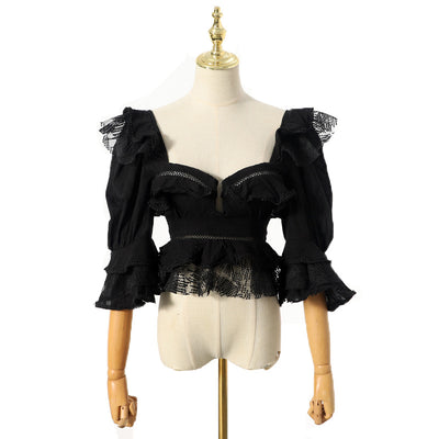 Blusa Ajustada de Tres Cuartos Lisa - Versátil y Moderna para Mujer - Image 6