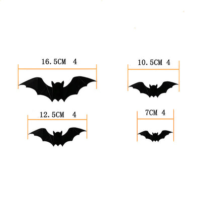 Adhesivos 3D de Murciélagos y Arañas para Halloween - Image 12