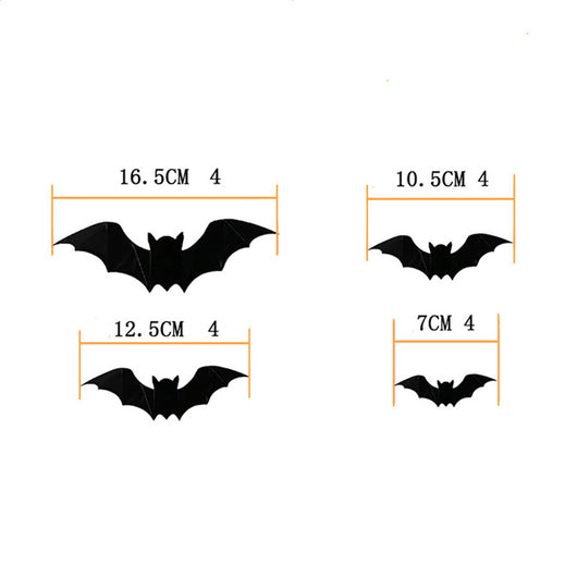 Adhesivos 3D de Murciélagos y Arañas para Halloween - Image 12