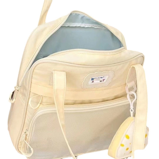 Bolsa Escolar de Gran Capacidad Estilo Japonés Minimalista para Estudiantes - Image 5
