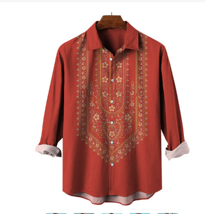 Camisa Casual de Playa para Hombre con Estampado Fashion - Image 35