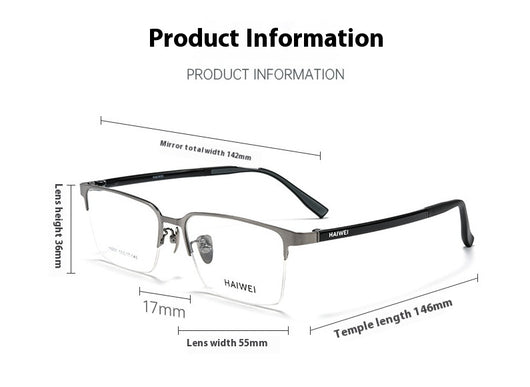 Gafas con Armazón de Titanio Ultraligero y Varillas de Acero Plástico - Image 9