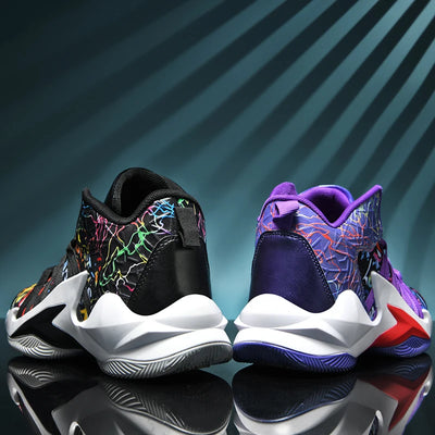 Zapatillas de Baloncesto Blancas Altas para Hombre - Image 9