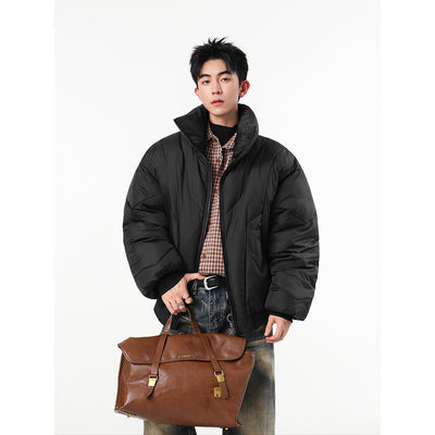 Chaqueta de Cuello Alto en Algodón para Hombre - Estilo Urbano Invierno - Image 12