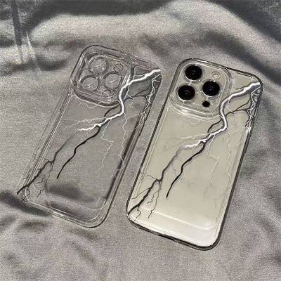 Funda Protectora Lightning Blanco y Negro Transparente Antigolpes - Image 7
