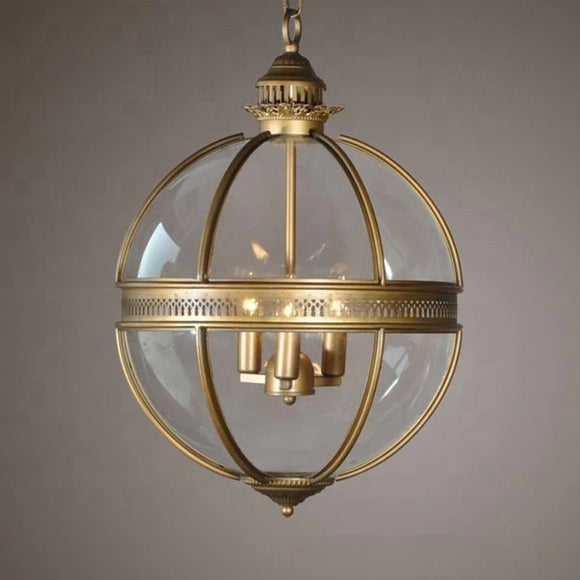Lámpara Colgante de Cristal Estilo Industrial Retro para Hoteles y Comedores