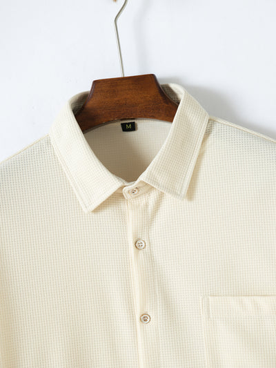 Camisa Casual de Manga Larga con Botones para Hombre - Image 10