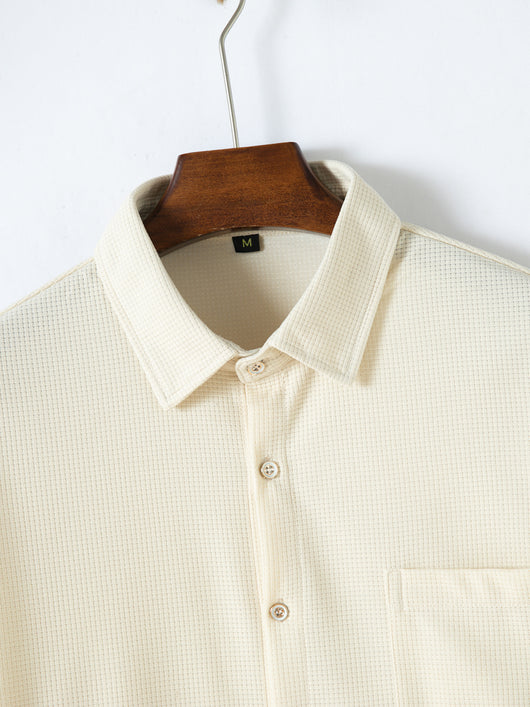 Camisa Casual de Manga Larga con Botones para Hombre - Image 10
