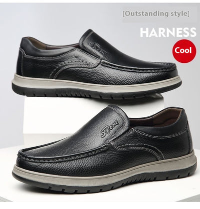 Zapatos Casuales de Cuero Impermeables y Ligeros para Hombre - Image 23