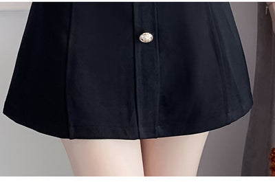 Vestido Camisero de Chifón con Mangas Linterna - Image 7