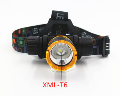 Linterna Frontal de Buceo LED T6 con Interruptor Magnético y Protección Acuática - Image 8