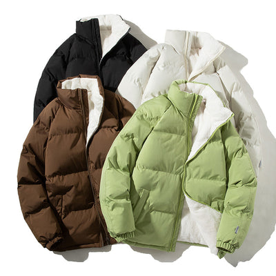 Abrigo de Cuello Alto para Parejas - Chaqueta Térmica Gruesa y Acolchada Unisex - Image 2