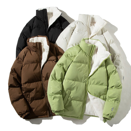Abrigo de Cuello Alto para Parejas - Chaqueta Térmica Gruesa y Acolchada Unisex - Image 2