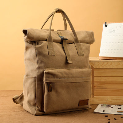 Bolsa de Lona Casual Unisex Estilo Japonés y Coreano - Image 5