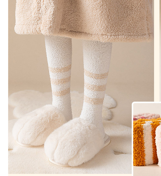 Calcetines de Terciopelo Coral para Dormir - Mujer - Image 18