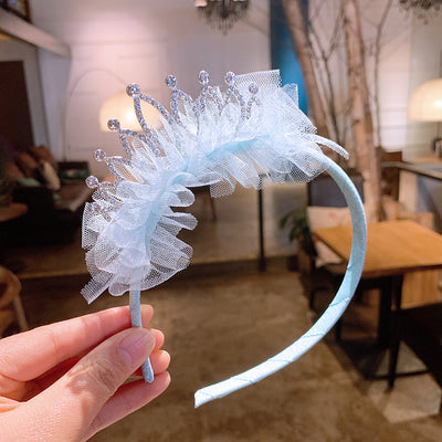 Diadema Infantil Encaje Hielo y Nieve Azul - Image 2