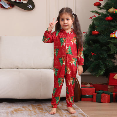 Conjunto Navideño Familiar de Pantalones Largos para Niños y Niñas - Image 8