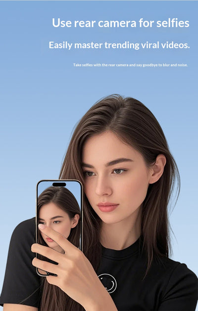 Soporte Magnético para Celular con Pantalla Espejo para Selfies - Image 12