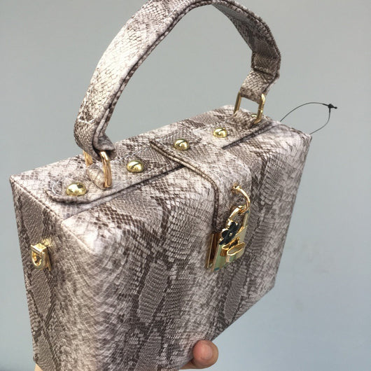 Bolso de Cuero Estampado Serpiente para Mujer - Estilo Europeo y Americano - Image 16
