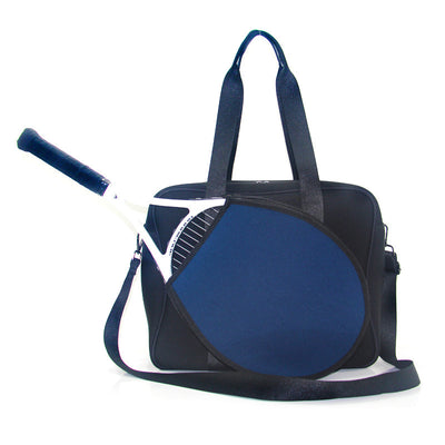Bolsa Deportiva Tenis Crossbody a Rayas con Bandolera - Image 38