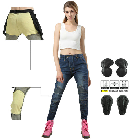Pantalones Moto para Mujer Resistentes a Caídas - Image 7