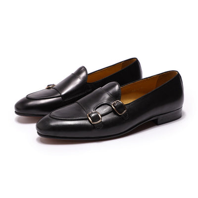 Zapatos de Cuero para Hombre con Doble Hebilla - Piel Genuina Premium - Image 20