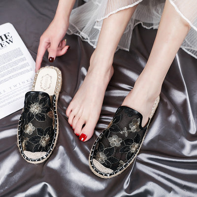 Pantuflas Cómodas con Suela de Cáñamo y Tendón - Image 3