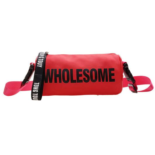 Bolso Bucket Diagonal Estilo Occidental con Letras - Image 15