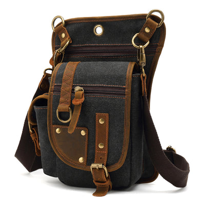 Bolsa Mensajera de Lona para Hombre - Estilo Casual y Versátil - Image 14