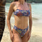 Bikini Deportivo sin Costuras con Banda Ajustable y Tela Transpirable