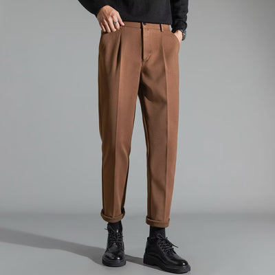 Pantalones Casuales Slim Fit en Lana para Hombre - Image 19