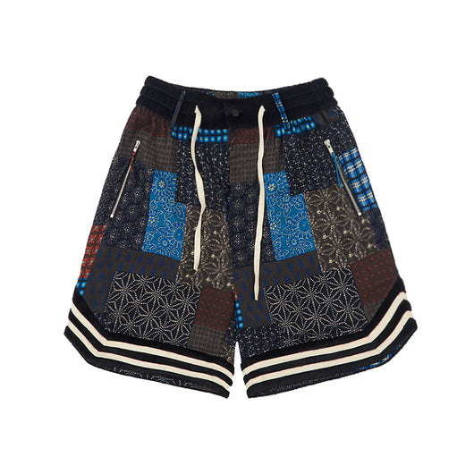 Shorts Deportivos de Baloncesto con Cintura Elástica y Panel de Lino - Image 2