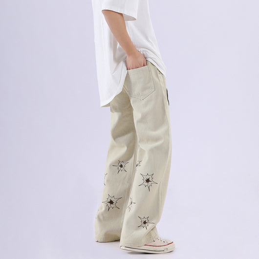Pantalones Hip Hop Retro Americano Negro - Image 20