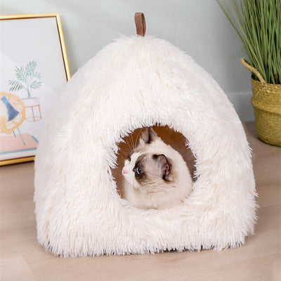 Arenero Triangular Cerrado Comprimible para Gatos - Image 11