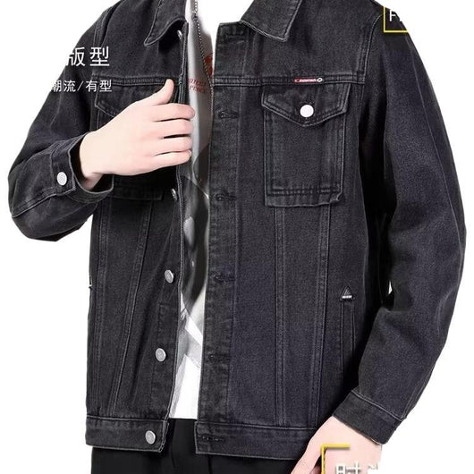 Chaqueta Denim Vintage Desgastada para Hombre - Image 5